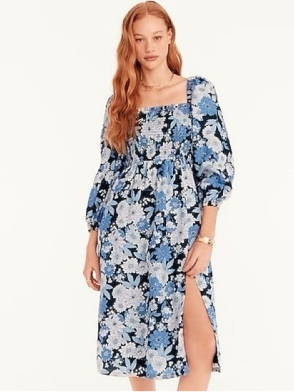 J.Crew Linen Daydream Dress in Zinnia Floral Size medium